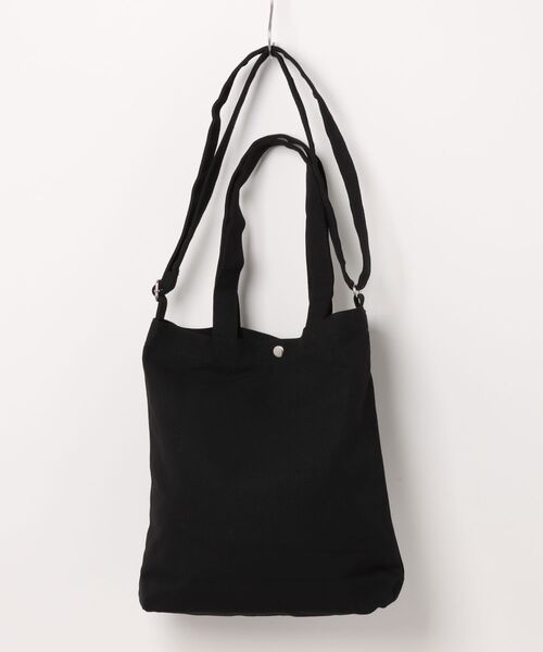 THRASHER(スラッシャー)の「【THRASHER/スラッシャー】Tote Shoulder M 2WAY ショルダーバッグ トートバッグ キャンバス(ショルダーバッグ・メンズ・ブラック/オフホワイト・FREE)」の8枚目の写真