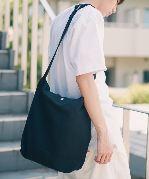 THRASHER(スラッシャー)の「【THRASHER/スラッシャー】Tote Shoulder M 2WAY ショルダーバッグ トートバッグ キャンバス(ショルダーバッグ・メンズ・ブラック/オフホワイト・FREE)」の10枚目の写真