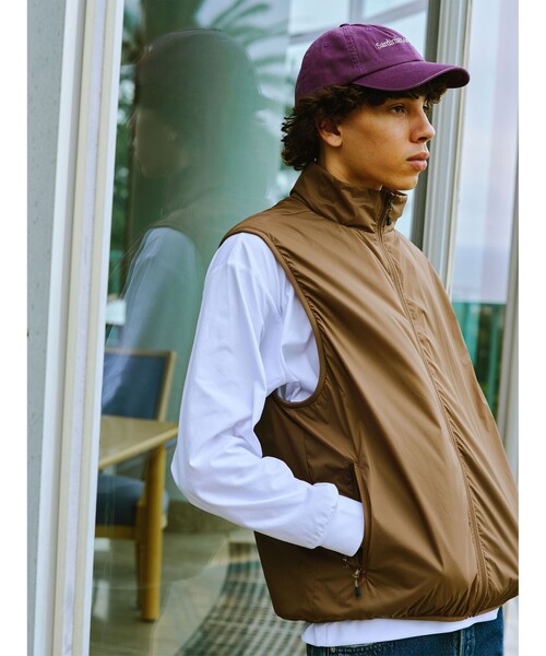 スタッズ　サーチアンドデストロイ　ベスト RED KAP/別注 バッグギャザー コーデュロイベスト｜Daytona Park