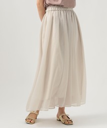 BAYFLOW | [抜け感をプラス]シアーフレアスカート(スカート)