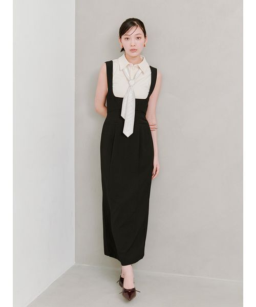 SNIDEL（スナイデル）の「ボウタイポロカットプルオーバー（Tシャツ/カットソー・レディース・ブラウン/アイボリー/ブラック・F）」の17枚目の写真