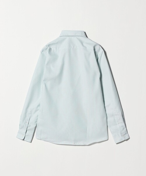 green label relaxing(グリーンレーベルリラクシング)の「エブリット コットンオックス ストライプ スナップ ボタンダウン シャツ -イージーアイロン-(ビジネスシャツ・メンズ・ワイン/ライム・M/L/S/XL)」の22枚目の写真