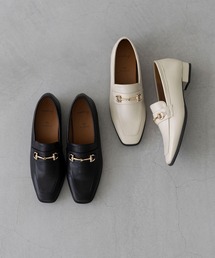 welleg（ウェレッグ）の「【 極やわ 】 晴雨兼用 スクエアトゥ ヒールローファー（ローファー）」