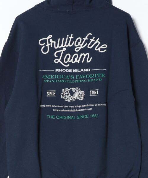 FRUIT OF THE LOOM（フルーツオブザルーム）の「FTL PRINT HOODIE6 / ユニセックス / ジェンダーレス / フーディ（パーカー・メンズ・ブラック/ネイビー/グレー・XL/M/L）」の5枚目の写真