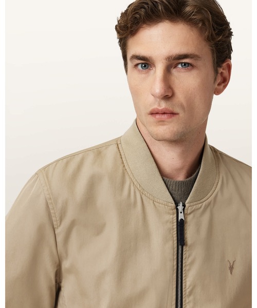 ALLSAINTS（オールセインツ）の「BASSETT REVERSIBLE RAMSKULL BOMBER JACKET | BASSETT リーバシブル ラムスカル ボンバー ジャケット（MA-1・メンズ・ブルー系その他・S/XS/L/M）」の3枚目の写真