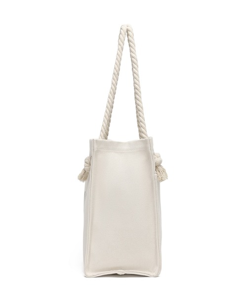 EVRIS（エヴリス）の「【EVRIS/エヴリス】ロゴファブリック　プリントロープトートバッグ／A4収納可（トートバッグ・レディース・ブラック/アイボリー/ワンウォッシュ・FREE）」の11枚目の写真