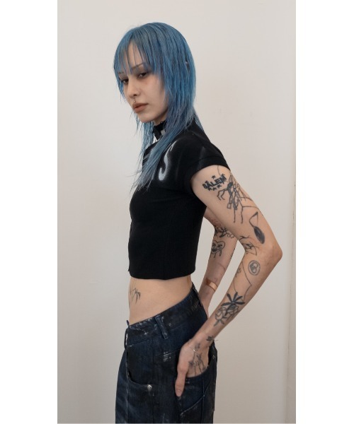 L.H.P（エルエイチピー）の「DOGMA EHKS/ドグマエークス/V CUT DENIM JEANS（デニムパンツ・レディース・ネイビー・M）」の13枚目の写真