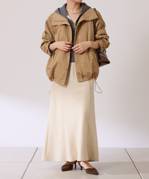 セール】ライナー付きスタンドネックブルゾン/2点セットアイテム