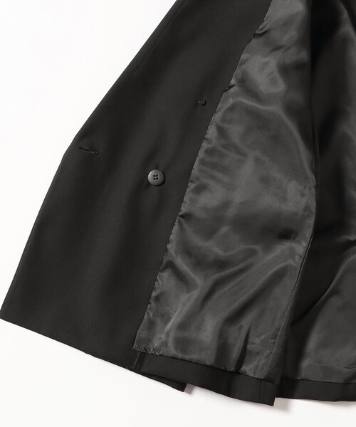 Ray BEAMS(レイビームス)の「4ボタン ダブル テーラード ジャケット(テーラードジャケット・レディース・ダークブラウン/ブラック・1/0)」の10枚目の写真