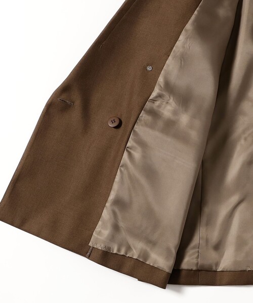 Ray BEAMS(レイビームス)の「4ボタン ダブル テーラード ジャケット(テーラードジャケット・レディース・ダークブラウン/ブラック・1/0)」の16枚目の写真