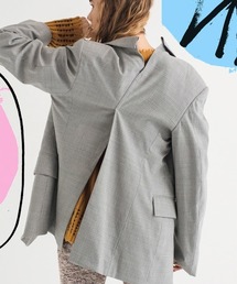 soduk（スドーク）の「twisted twisted jacket（テーラードジャケット）」