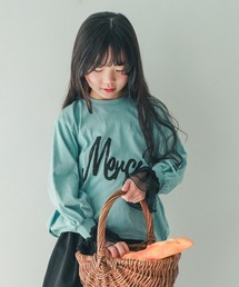 A BAG OF CHIPS（アバッグオブチップス）の「NHT/エヌエイチティー Merci　バルーンロングＴシャツ（Tシャツ/カットソー・キッズ）」