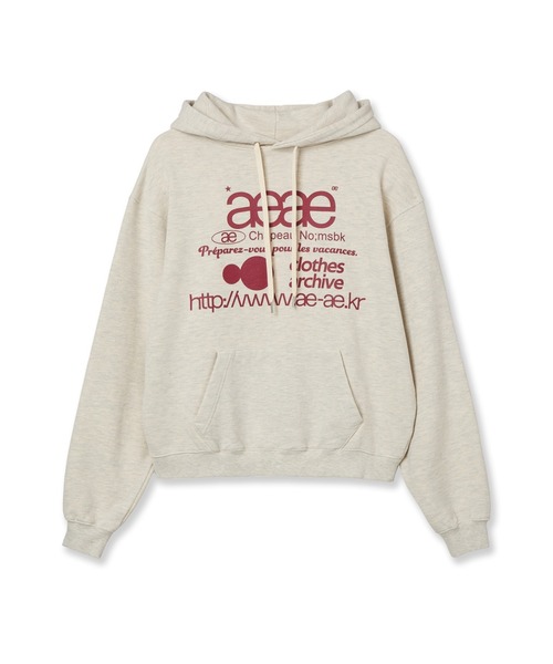 トップス aeae WEB LOGO LOOSED HOODIE WEB LOGO LOOSED HOODIE（スウェット）｜aeae（エーイーエーイー
