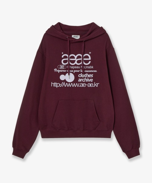 WEB LOGO LOOSED HOODIE（スウェット）｜aeae（エーイーエーイー