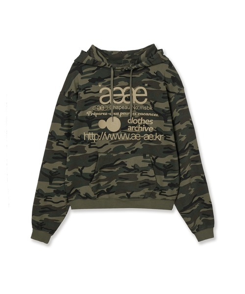 aeae(エーイーエーイー)の「WEB LOGO LOOSED HOODIE(スウェット・レディース・ブルー系その他/ネイビー/オートミール/グレー系その他/ライトグレー/ブルー/ダークベージュ/バーガンディー/グリーン・MEDIUM/SMALL)」の5枚目の写真