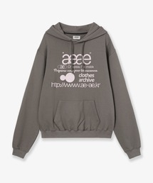 aeae（エーイーエーイー）の「WEB LOGO LOOSED HOODIE（スウェット）」