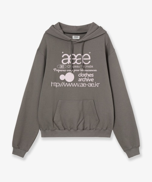 WEB LOGO LOOSED HOODIE（スウェット）｜aeae（エーイーエーイー