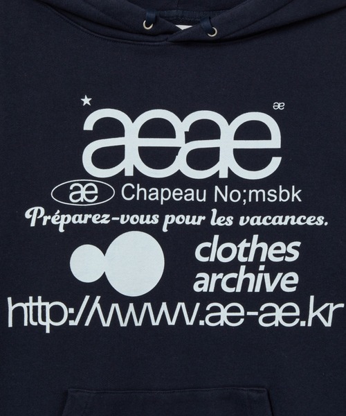 WEB LOGO LOOSED HOODIE（スウェット）｜aeae（エーイーエーイー