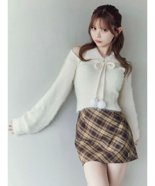 EATME シャツカラーアンサンブルニットTOP EATME（イートミー）の「シャツカラーアンサンブルニットTOP（ニット