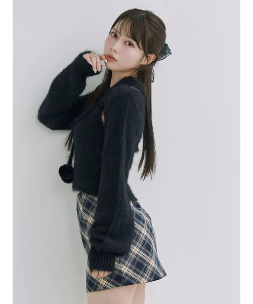 EATME（イートミー）の「シャツカラーアンサンブルニットTOP（ニット