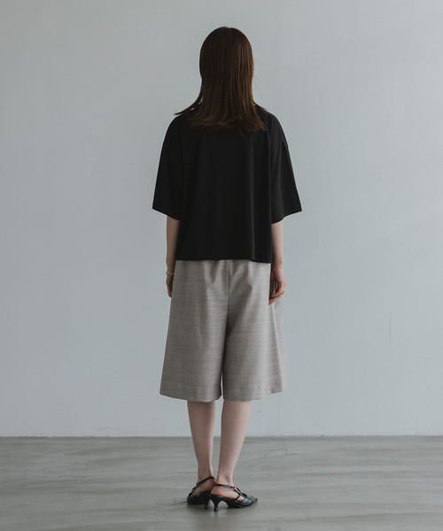 Noble（ノーブル）の「ELENI/エルニ ウールモヘアハーフパンツ（その他パンツ・レディース・グレー・FREE）」の4枚目の写真