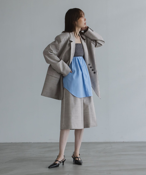 Noble（ノーブル）の「ELENI/エルニ ウールモヘアハーフパンツ（その他パンツ・レディース・グレー・FREE）」の6枚目の写真