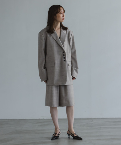 Noble（ノーブル）の「ELENI/エルニ ウールモヘアハーフパンツ（その他パンツ・レディース・グレー・FREE）」の7枚目の写真