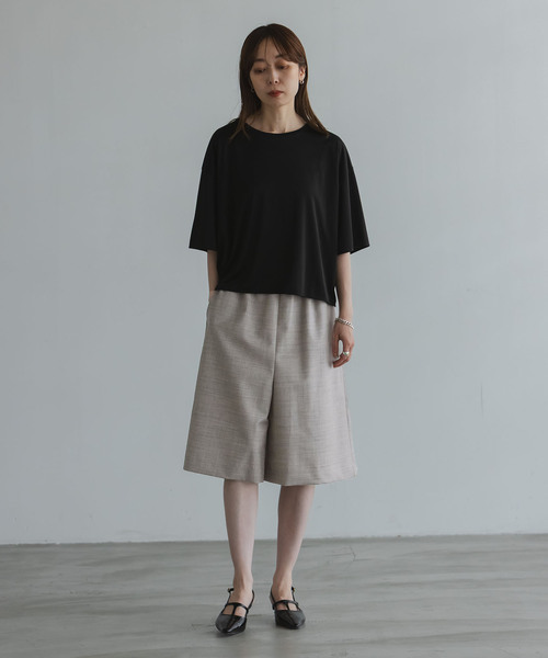 Noble（ノーブル）の「ELENI/エルニ ウールモヘアハーフパンツ（その他パンツ・レディース・グレー・FREE）」の12枚目の写真