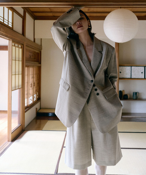 Noble（ノーブル）の「ELENI/エルニ ウールモヘアハーフパンツ（その他パンツ・レディース・グレー・FREE）」の15枚目の写真