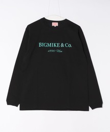BIG MIKE ビッグマイク ラグジュアリー ロゴ 長袖 Tシャツ ロンT / 102538371