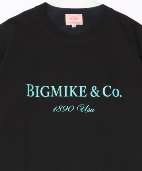 ぴぃ✦BRIEFING ウインター仕様 モックネック✦ブラック✦M BIG MIKE ビッグマイク 25秋冬新作 ラグジュアリー ロゴ 長袖 T