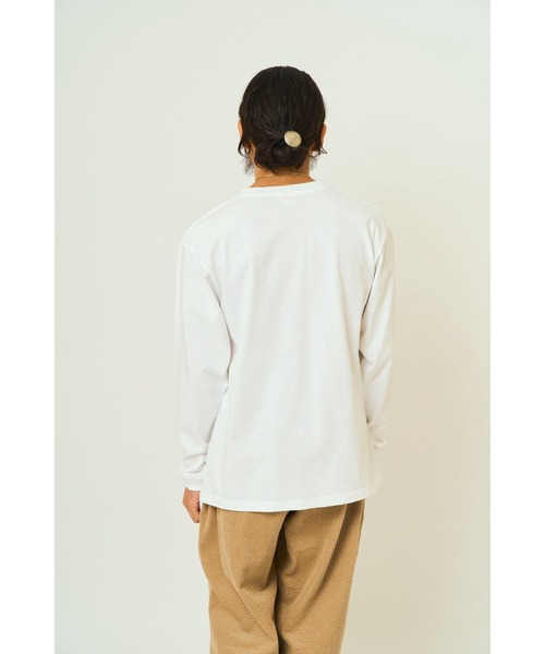 BIG MIKE（ビッグマイク）の「BIG MIKE ビッグマイク ラグジュアリー ロゴ 長袖 Tシャツ ロンT / 102538371（Tシャツ/カットソー・メンズ・ホワイト/ブラック/ヘザーグレー・LARGE/MEDIUM/X-LARGE）」の5枚目の写真