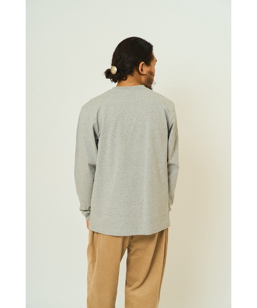 BIG MIKE（ビッグマイク）の「BIG MIKE ビッグマイク ラグジュアリー ロゴ 長袖 Tシャツ ロンT / 102538371（Tシャツ/カットソー・メンズ・ホワイト/ブラック/ヘザーグレー・LARGE/MEDIUM/X-LARGE）」の7枚目の写真