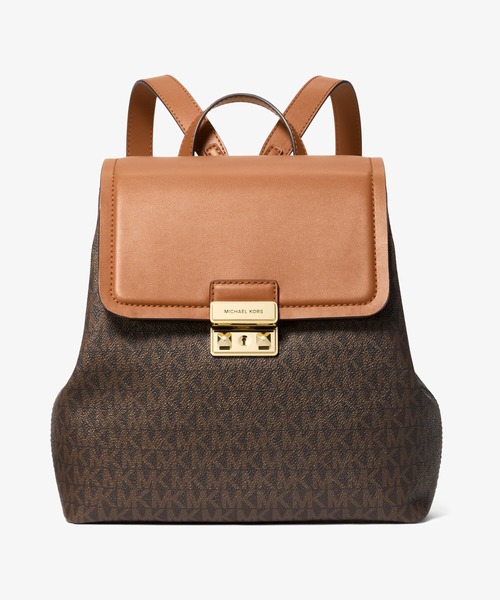 MICHAEL KORS(マイケルコース)の「TRIBECA バックパック スモール - MKシグネチャー(バックパック/リュック・レディース・ブラウン系その他・FREE)」の1枚目の写真
