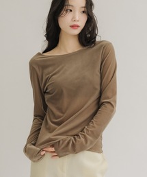 NEUNA | シアーベロアバックシャントップス(Tシャツ/カットソー)