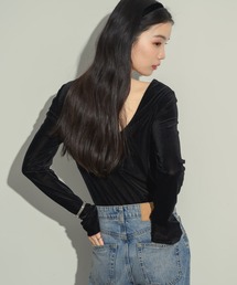NEUNA | シアーベロアバックシャントップス(Tシャツ/カットソー)