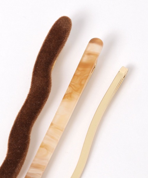 niko and...(ニコアンド)の「WAVE3SETヘアピン(ヘアピン・レディース・ブラウン/グリーン/ネイビー・0)」の5枚目の写真