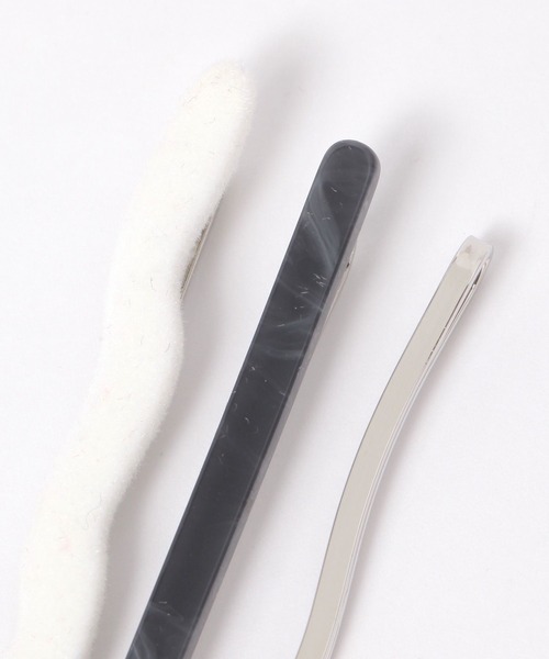 niko and...(ニコアンド)の「WAVE3SETヘアピン(ヘアピン・レディース・ブラウン/グリーン/ネイビー・0)」の7枚目の写真