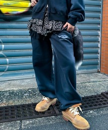 A'gem（エージェム）の「A'GEM/9 × .kom 『A'gem/エージェム』 加工スウェットパンツ（スウェットパンツ）」