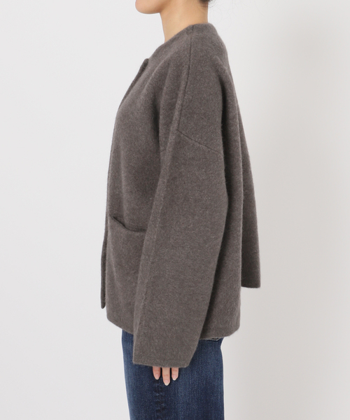 ウールフォックスニットジャケット（カーディガン/ボレロ）｜Spick