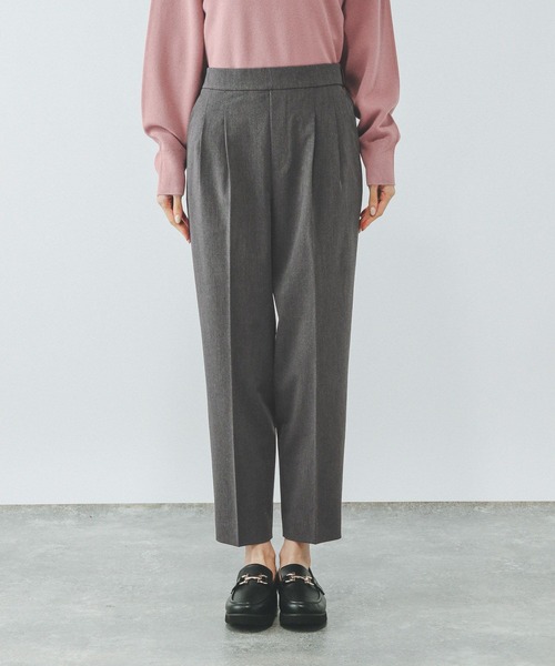 GLOBAL WORK（グローバルワーク）の「ウツクシルエットテーパードパンツ/494098（その他パンツ・レディース・ブラック/ブラウン系その他6/その他/グレー/ネイビー/ダークブルー・MEDIUM/X-LARGE/SMALL/X-SMALL/LARGE/XX-LARGE/S-Long/M-Long/L-Long/XL-Long）」の20枚目の写真