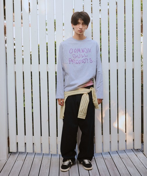 common gull products.（コモンガルプロダクツ）の「common gull products. long tee（Tシャツ/カットソー・レディース・ホワイト系/レッド系/杢グレー・SMALL/MEDIUM/LARGE）」の8枚目の写真