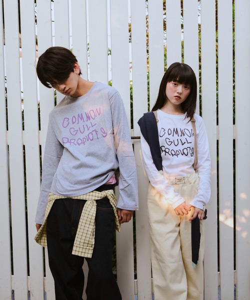 common gull products.（コモンガルプロダクツ）の「common gull products. long tee（Tシャツ/カットソー・レディース・ホワイト系/レッド系/杢グレー・SMALL/MEDIUM/LARGE）」の5枚目の写真