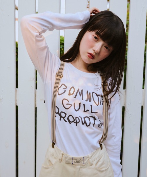 common gull products.（コモンガルプロダクツ）の「common gull products. long tee（Tシャツ/カットソー・レディース・ホワイト系/レッド系/杢グレー・SMALL/MEDIUM/LARGE）」の14枚目の写真