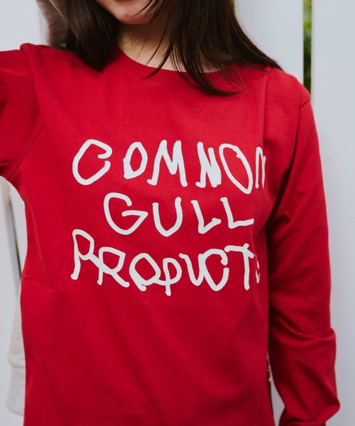 common gull products.（コモンガルプロダクツ）の「common gull products. long tee（Tシャツ/カットソー・レディース・ホワイト系/レッド系/杢グレー・SMALL/MEDIUM/LARGE）」の7枚目の写真