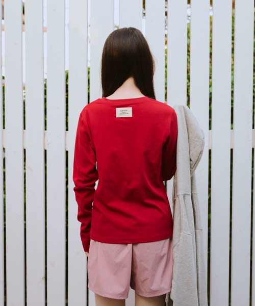 common gull products.（コモンガルプロダクツ）の「common gull products. long tee（Tシャツ/カットソー・レディース・ホワイト系/レッド系/杢グレー・SMALL/MEDIUM/LARGE）」の21枚目の写真