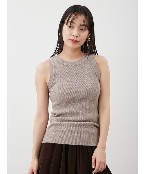 セール】2wayアメスリウォームリブニットタンク（ニット/セーター