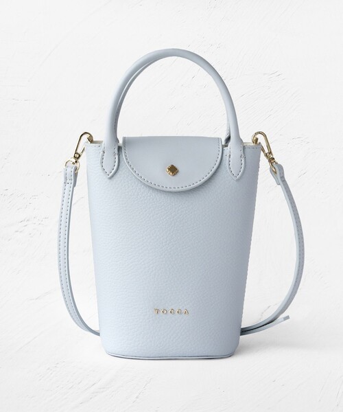 TOCCA(トッカ)の「PETAL SILHOUETTE LEATHER POCHETTE ポシェット(ハンドバッグ・レディース・アイボリー系/ブルー系/ブラック系/ベージュ系・F)」の13枚目の写真