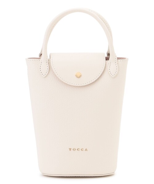 TOCCA(トッカ)の「PETAL SILHOUETTE LEATHER POCHETTE ポシェット(ハンドバッグ・レディース・アイボリー系/ブルー系/ブラック系/ベージュ系・F)」の17枚目の写真