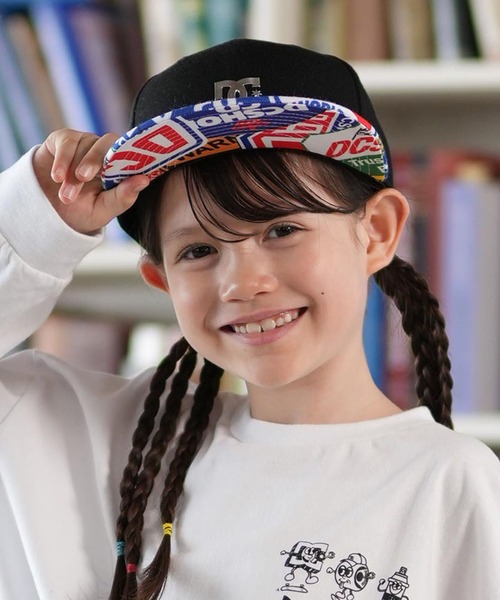DC(ディーシー)の「DC/ディーシー 25 KD PRINTVISOR SNAPBACK キッズ キャップ YCP254610(キャップ・キッズ・ブラック系その他2/ブラック系その他・FREE)」の14枚目の写真